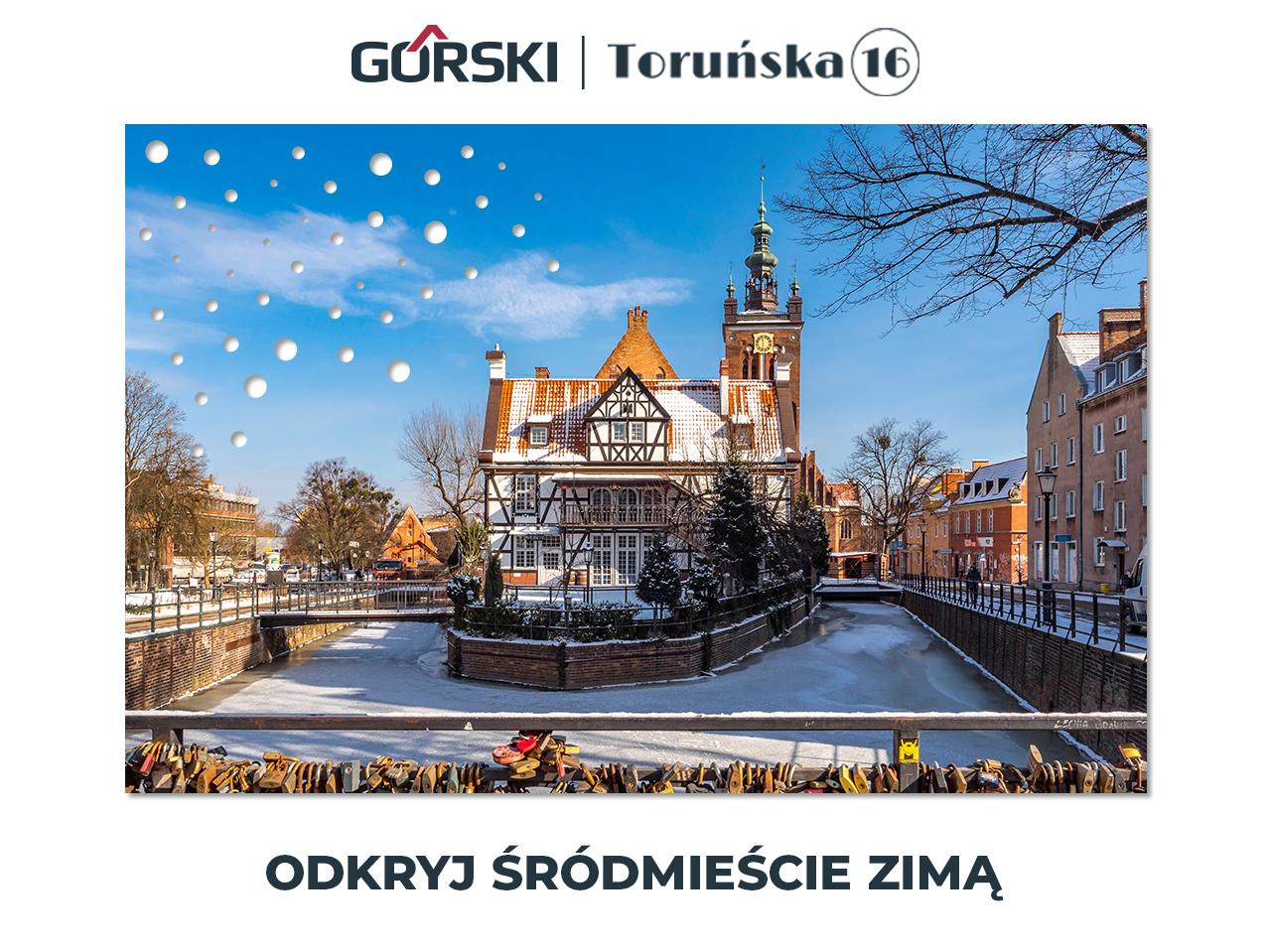 Zima w centrum Gdańska