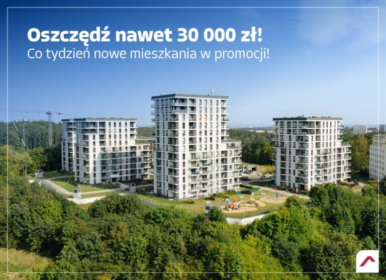 Promocja, mieszkania w Trójmieście, taniej o 30 000 zł