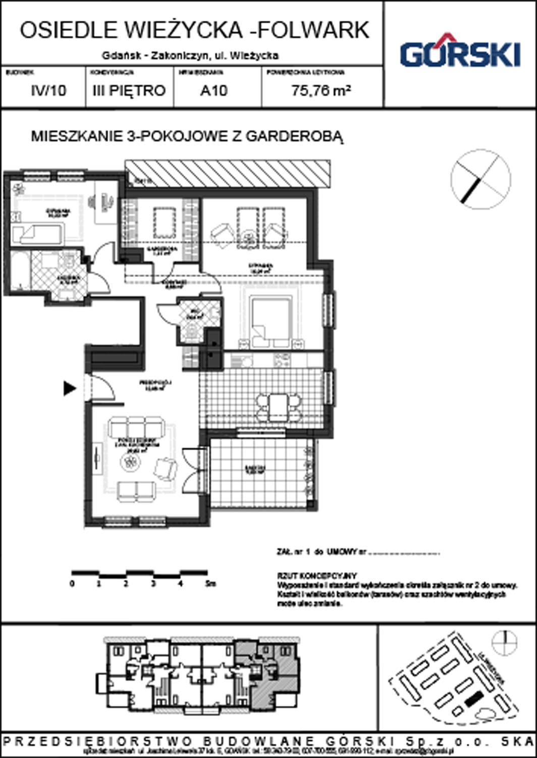Rzut mieszkania