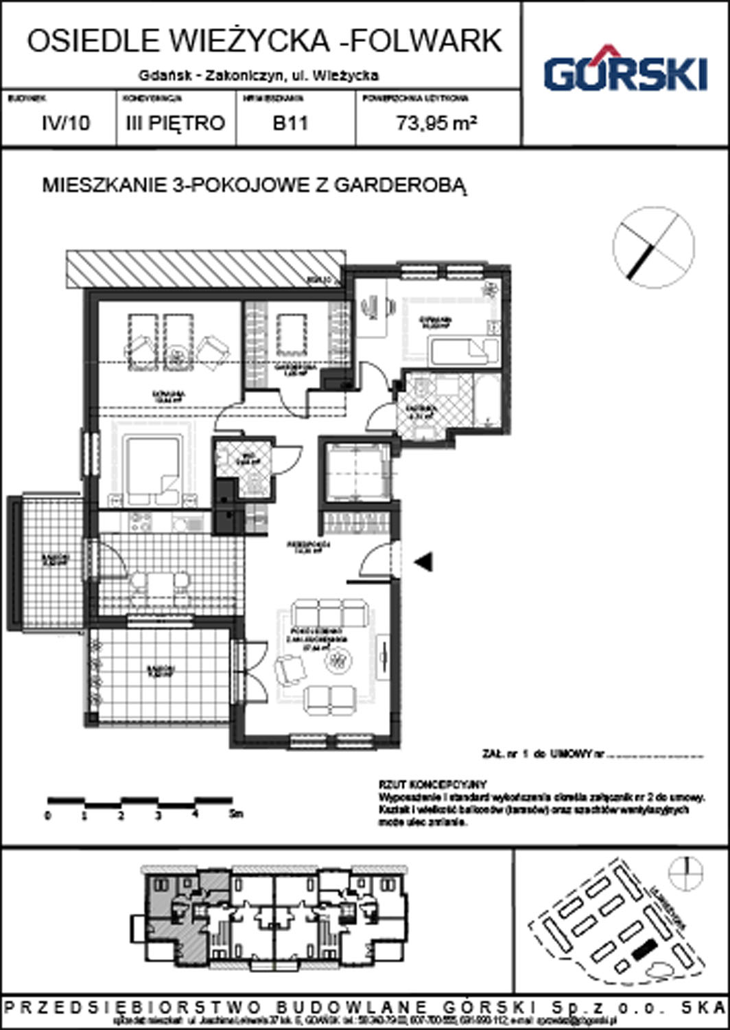 Rzut mieszkania