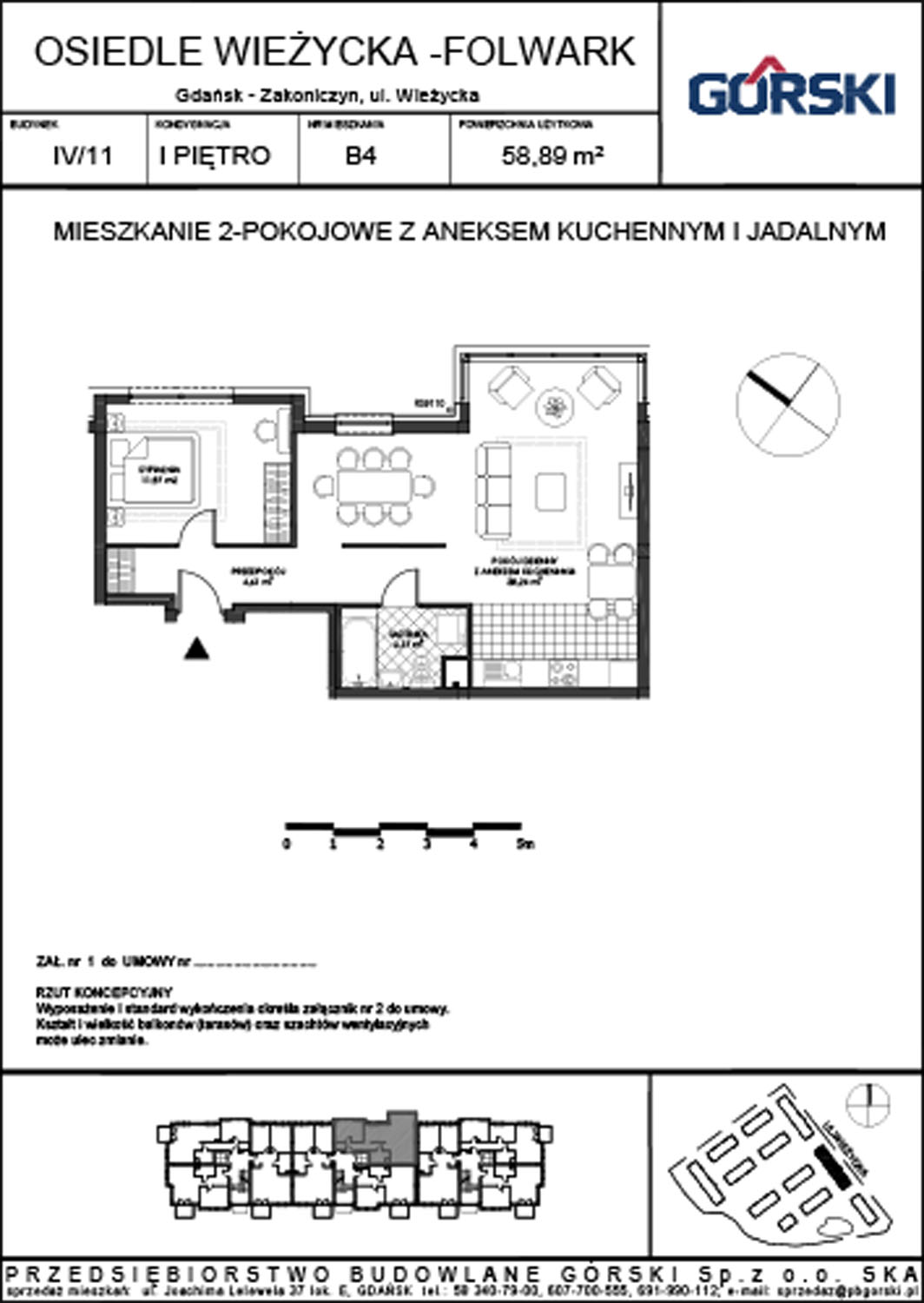 Rzut mieszkania