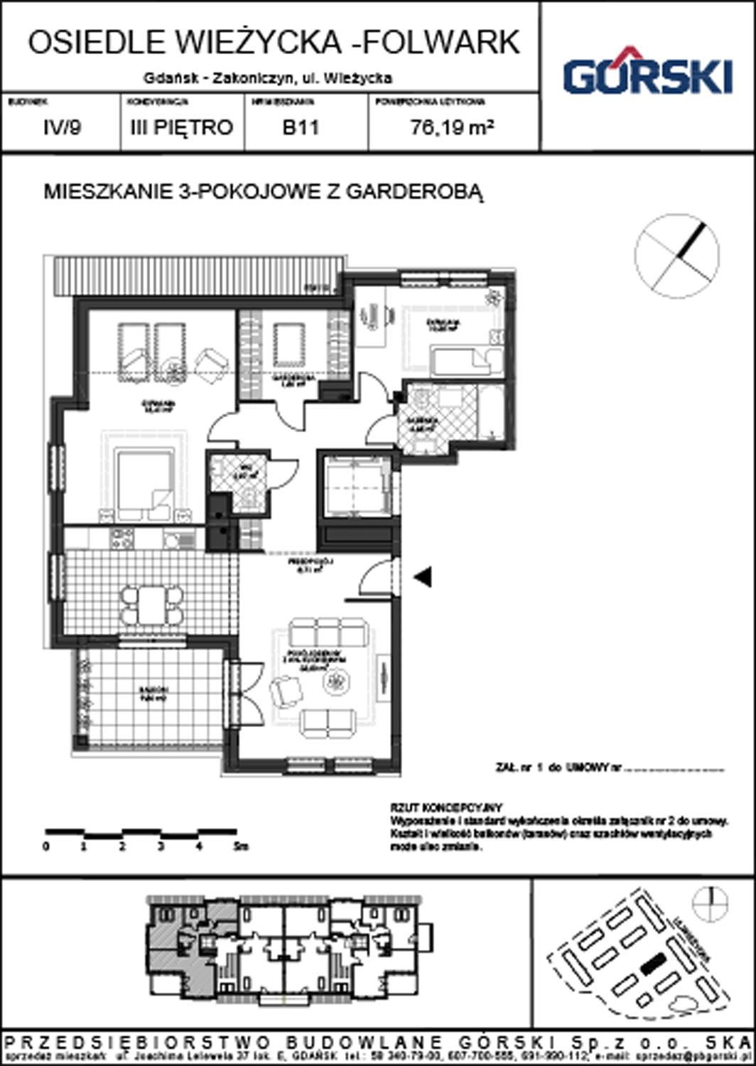 Rzut mieszkania